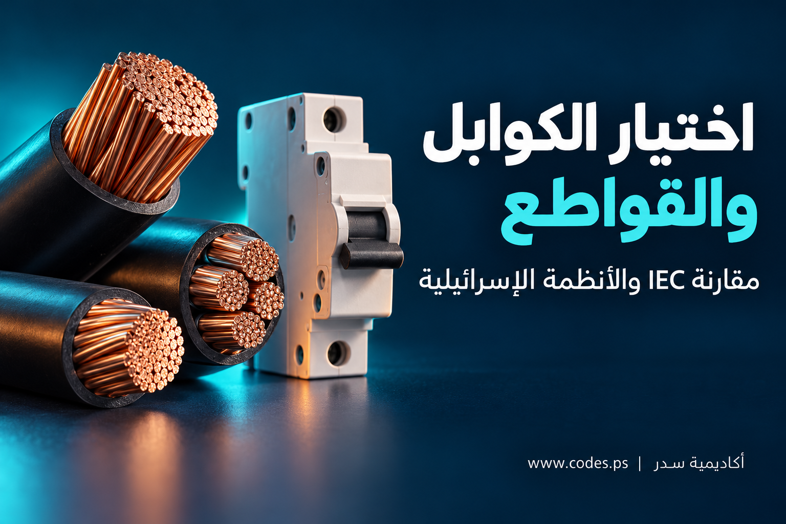 اختيار الكوابل والقواطع: مقارنة IEC والأنظمة الإسرائيلية