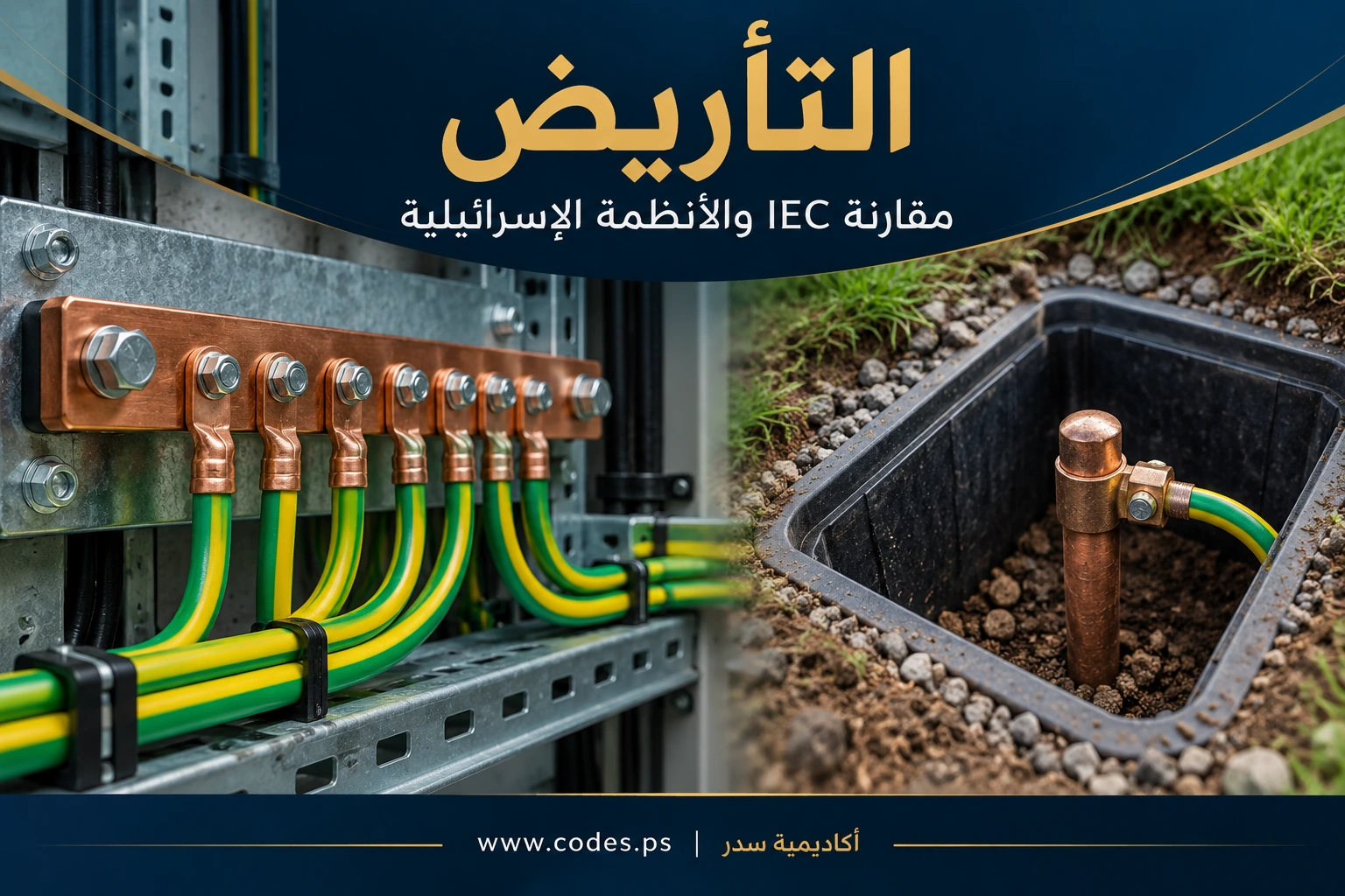 التأريض وفق IEC والأنظمة الإسرائيلية
