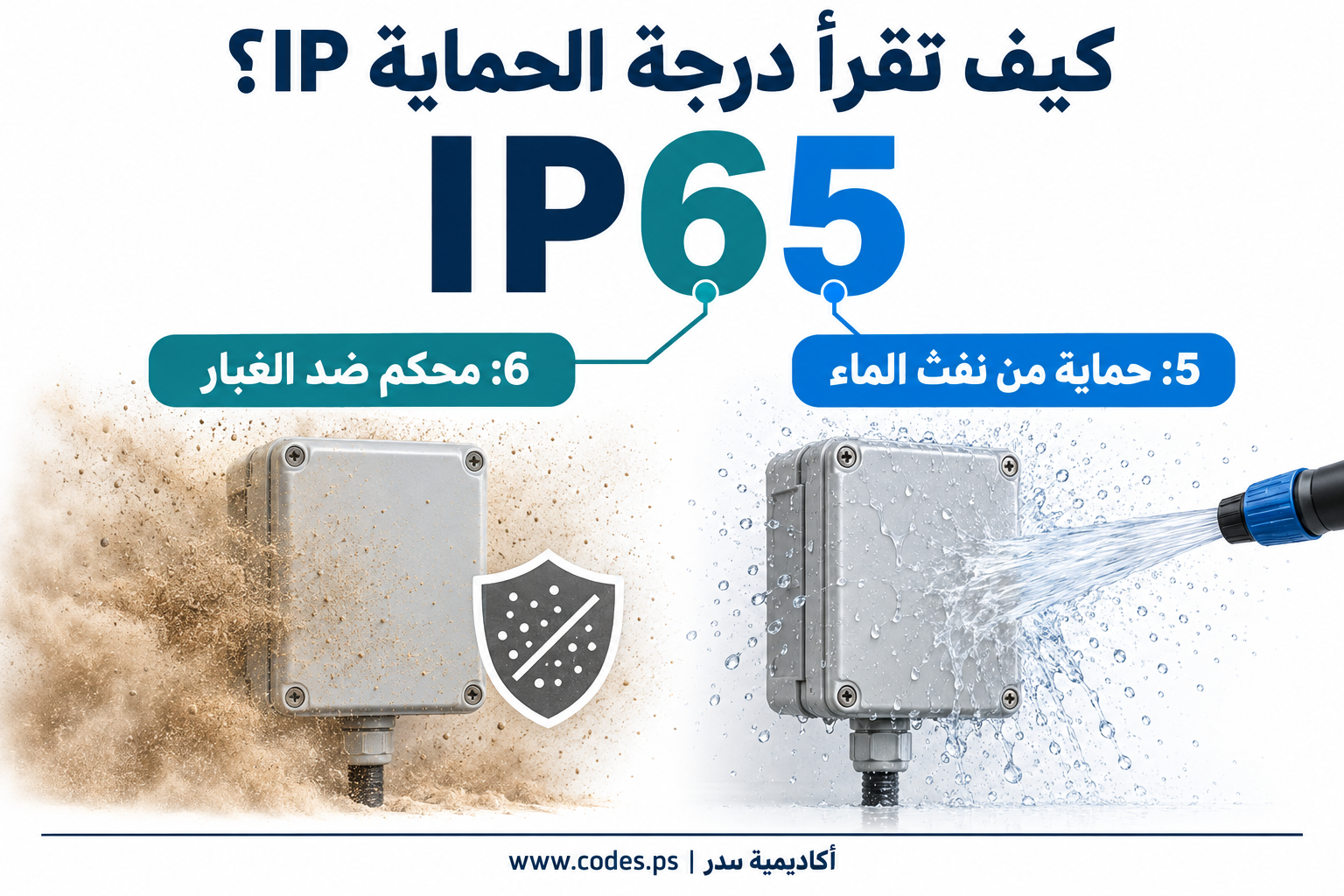 كيف تقرأ درجة الحماية IP؟