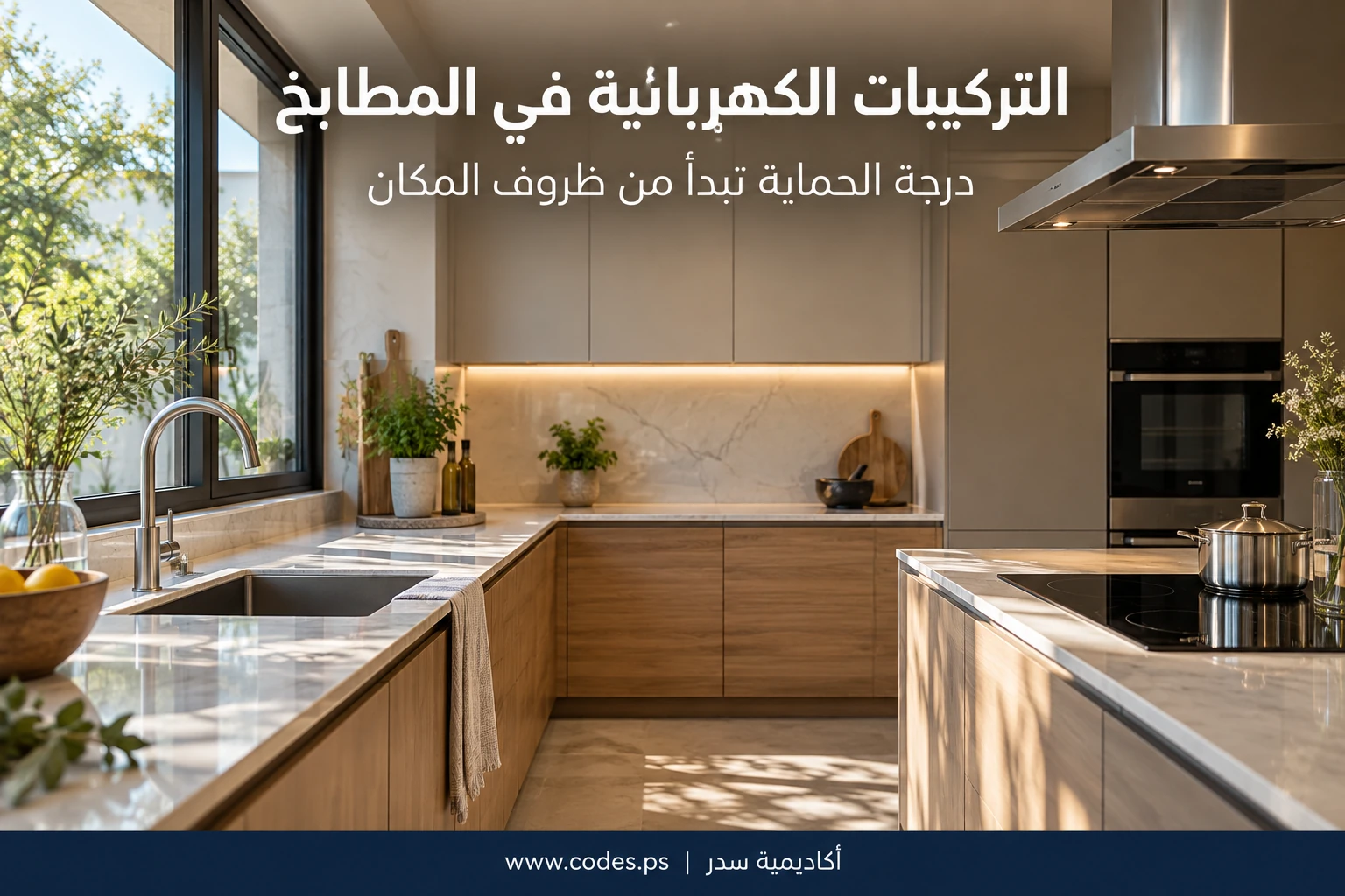 مواصفات التركيبات الكهربائية في المطابخ ودرجات IP